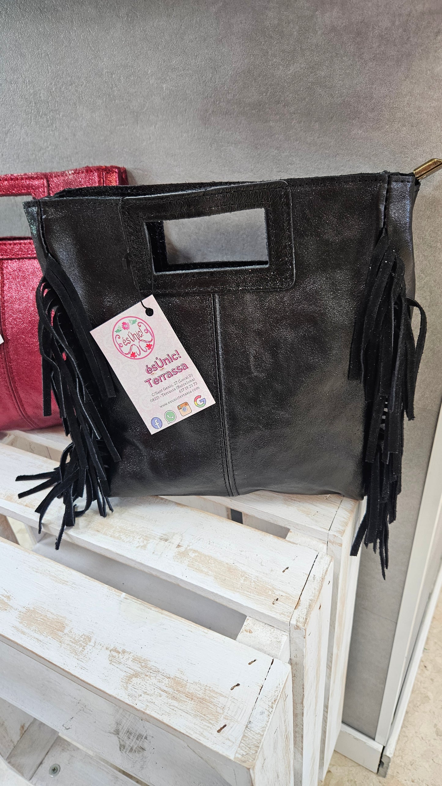 Bolso flecbri flor
