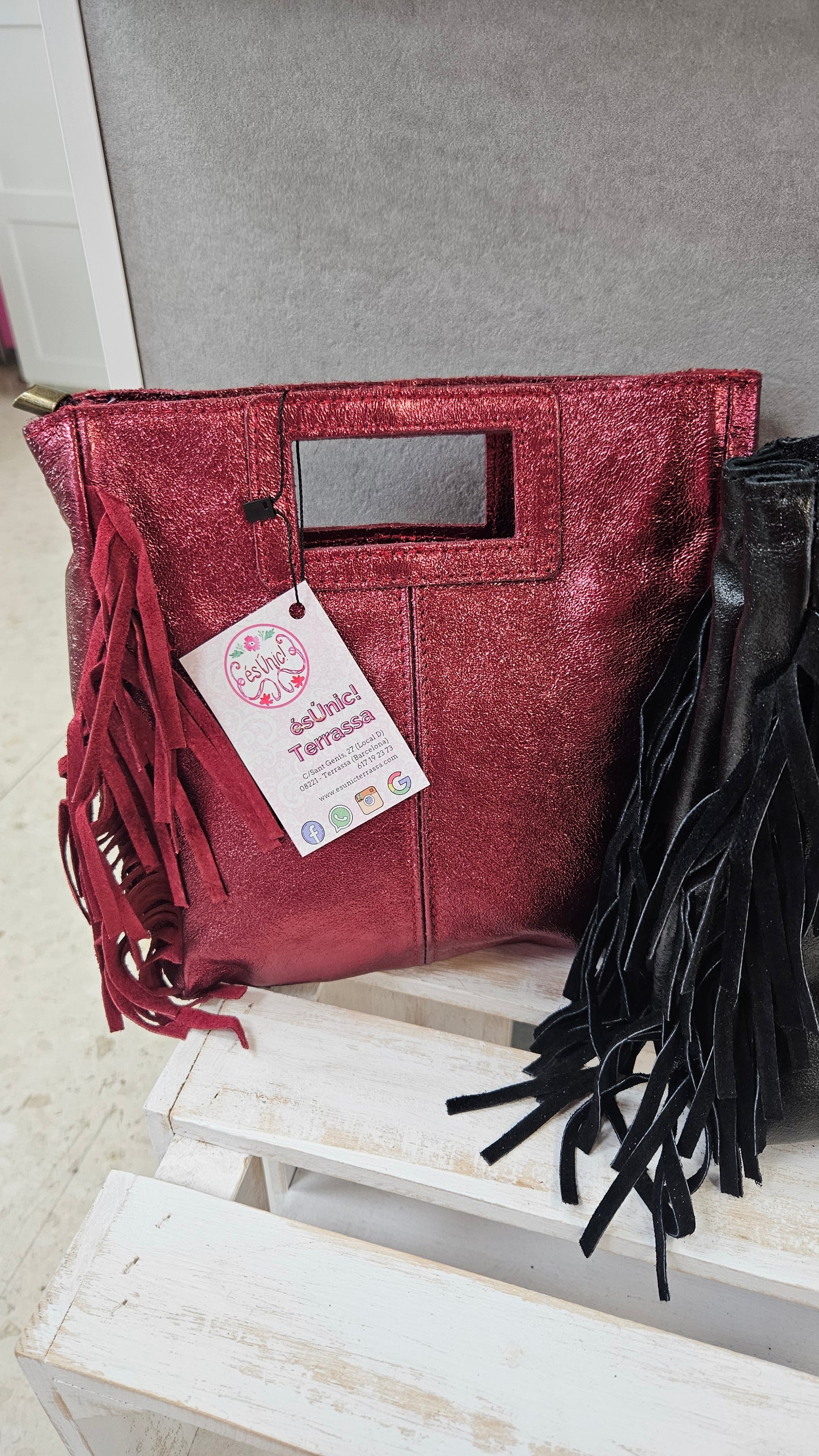 Bolso flecbri flor