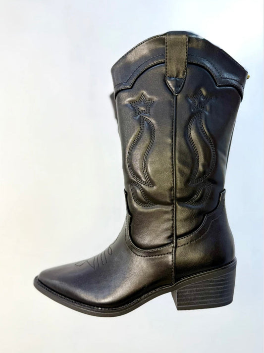 Botas Cowboy Negras esUnic