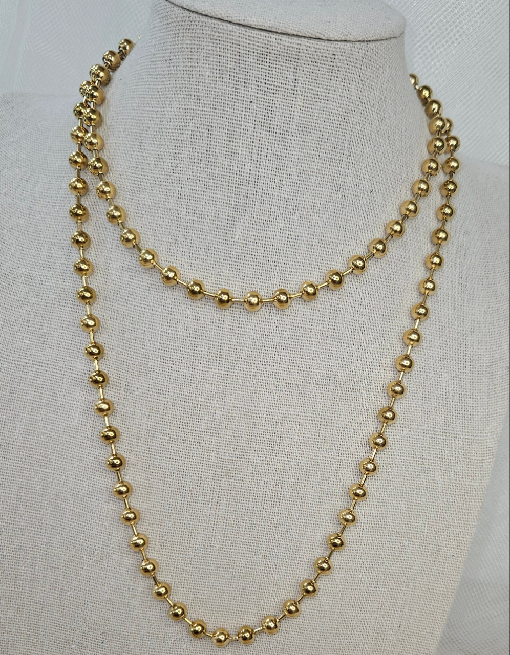 Collar largo cuentas Toa