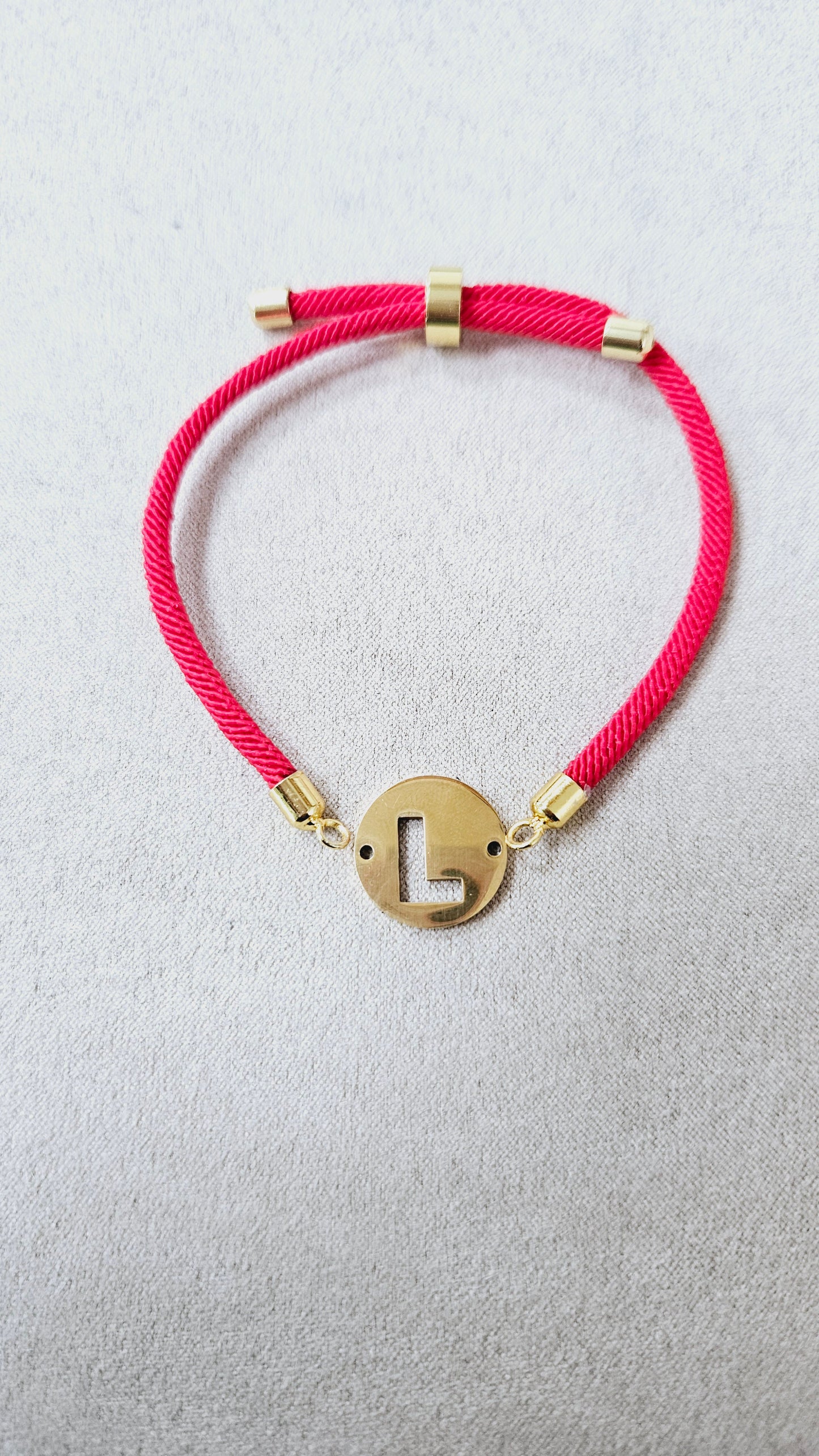 PULSERAS INICIAL ACERO DORADO BASICA esUnic