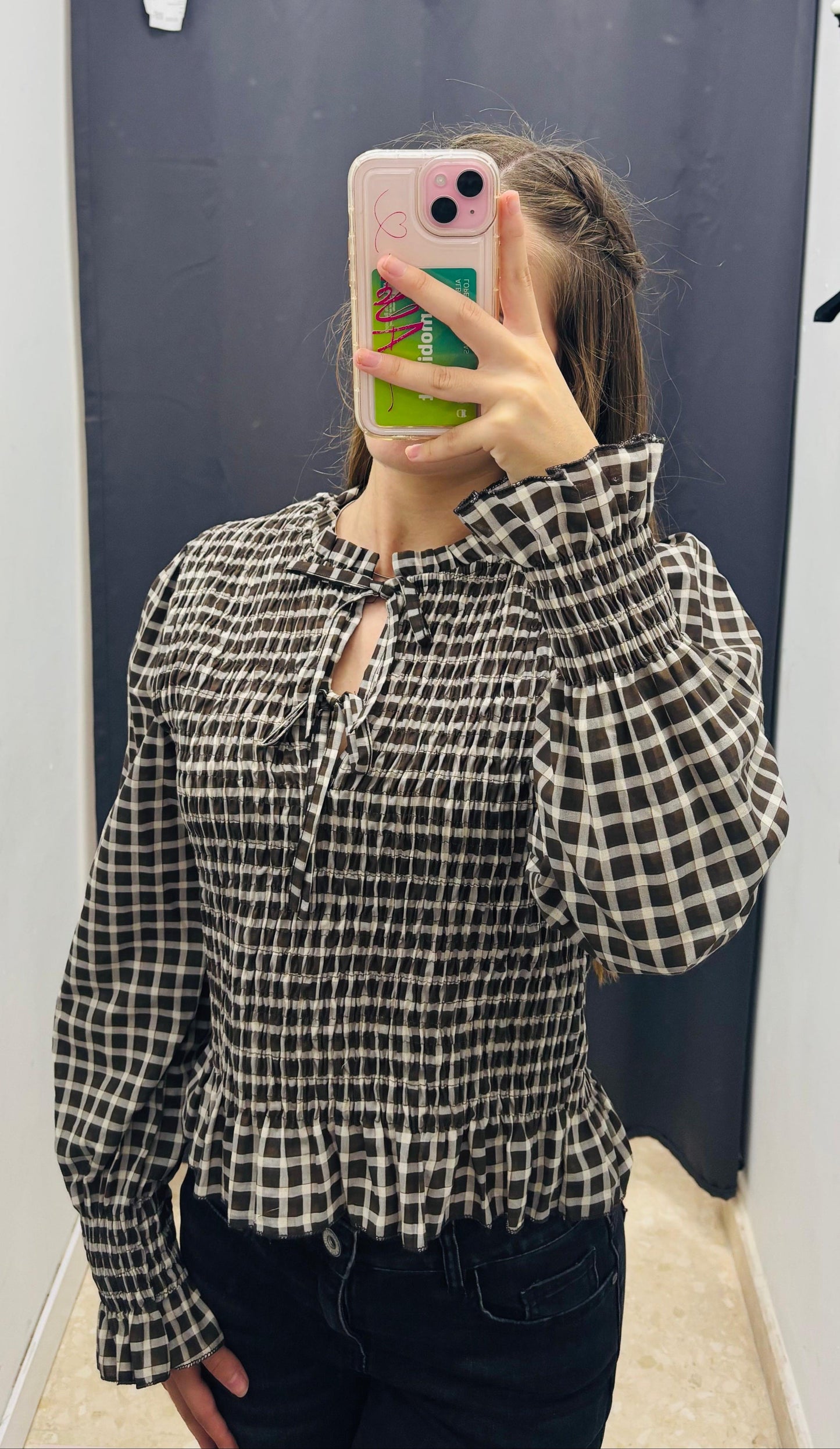 Blusa cuadro chenys