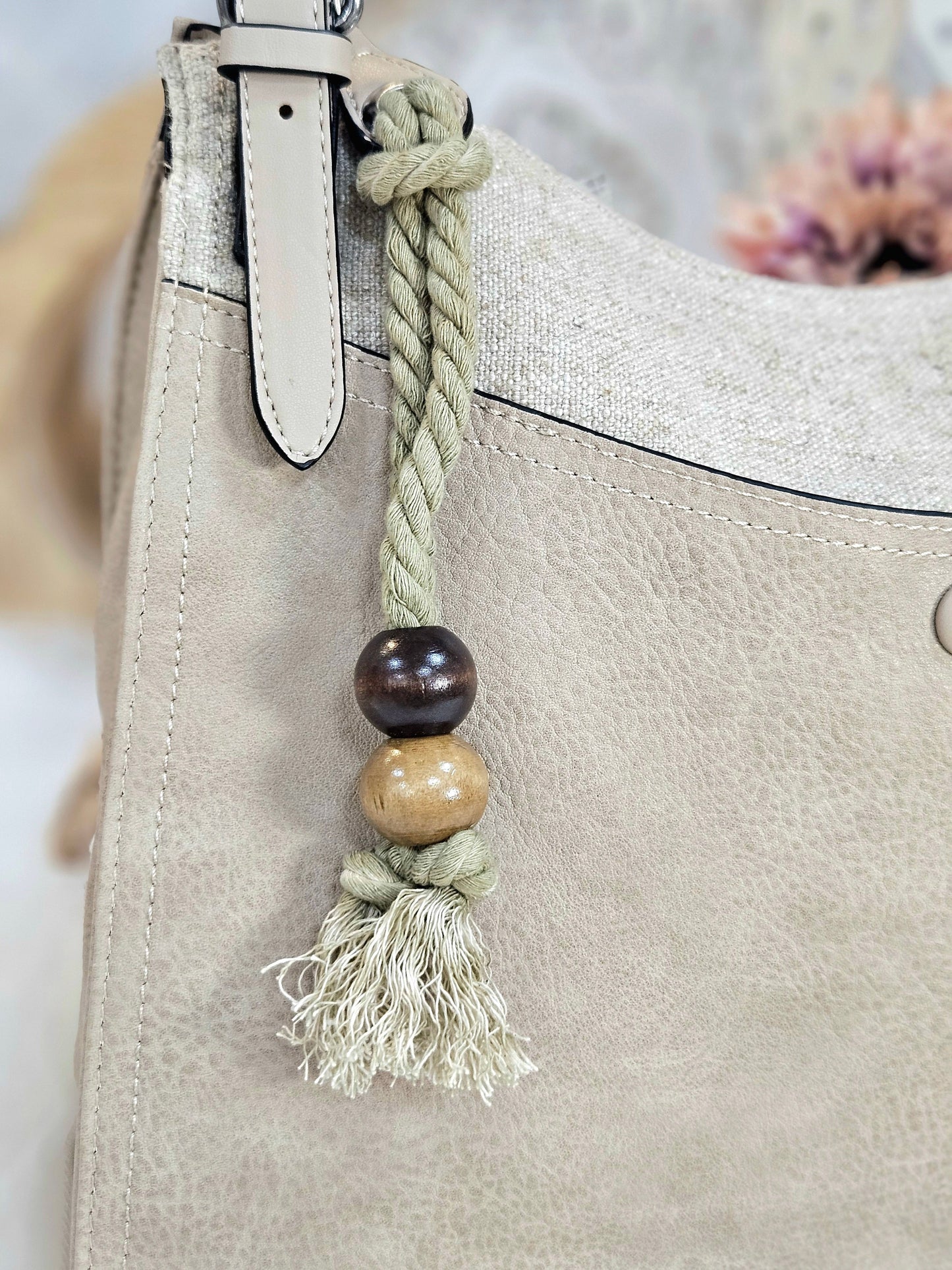Bolso Lino Combinado Trendy