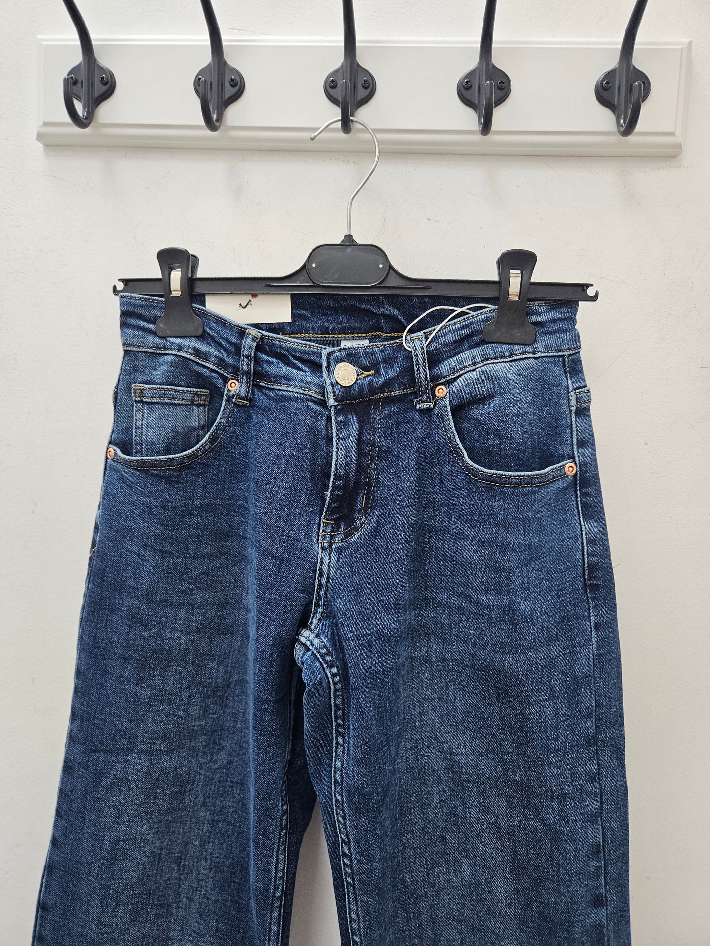 Pantalón Tejano de Tiro Bajo esUnic