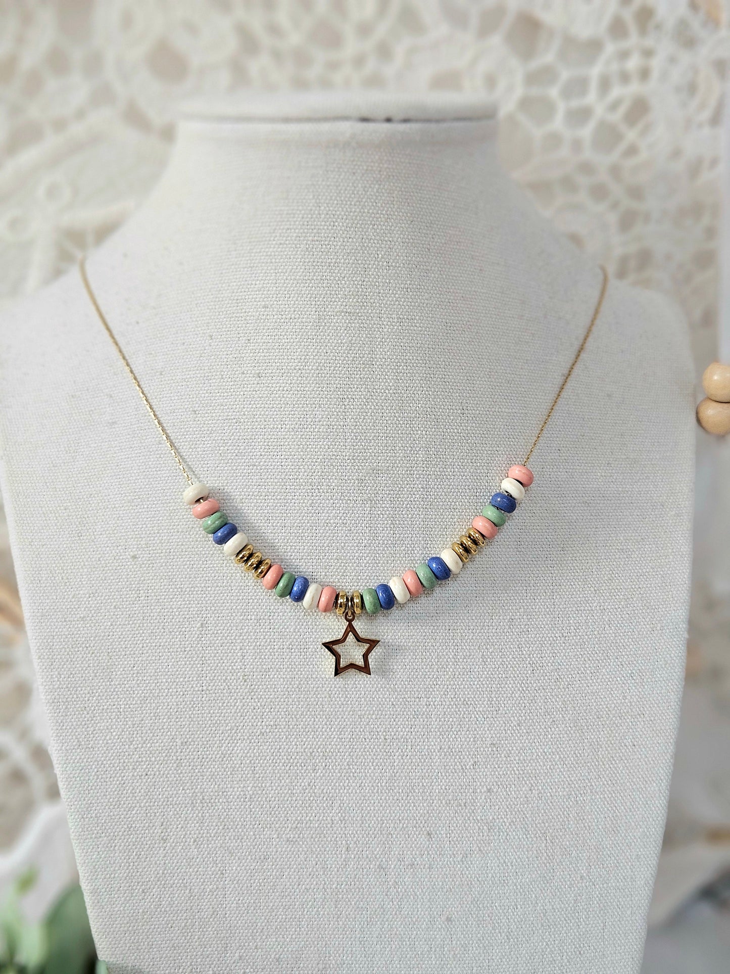 Collar Estrella Colores Bijou