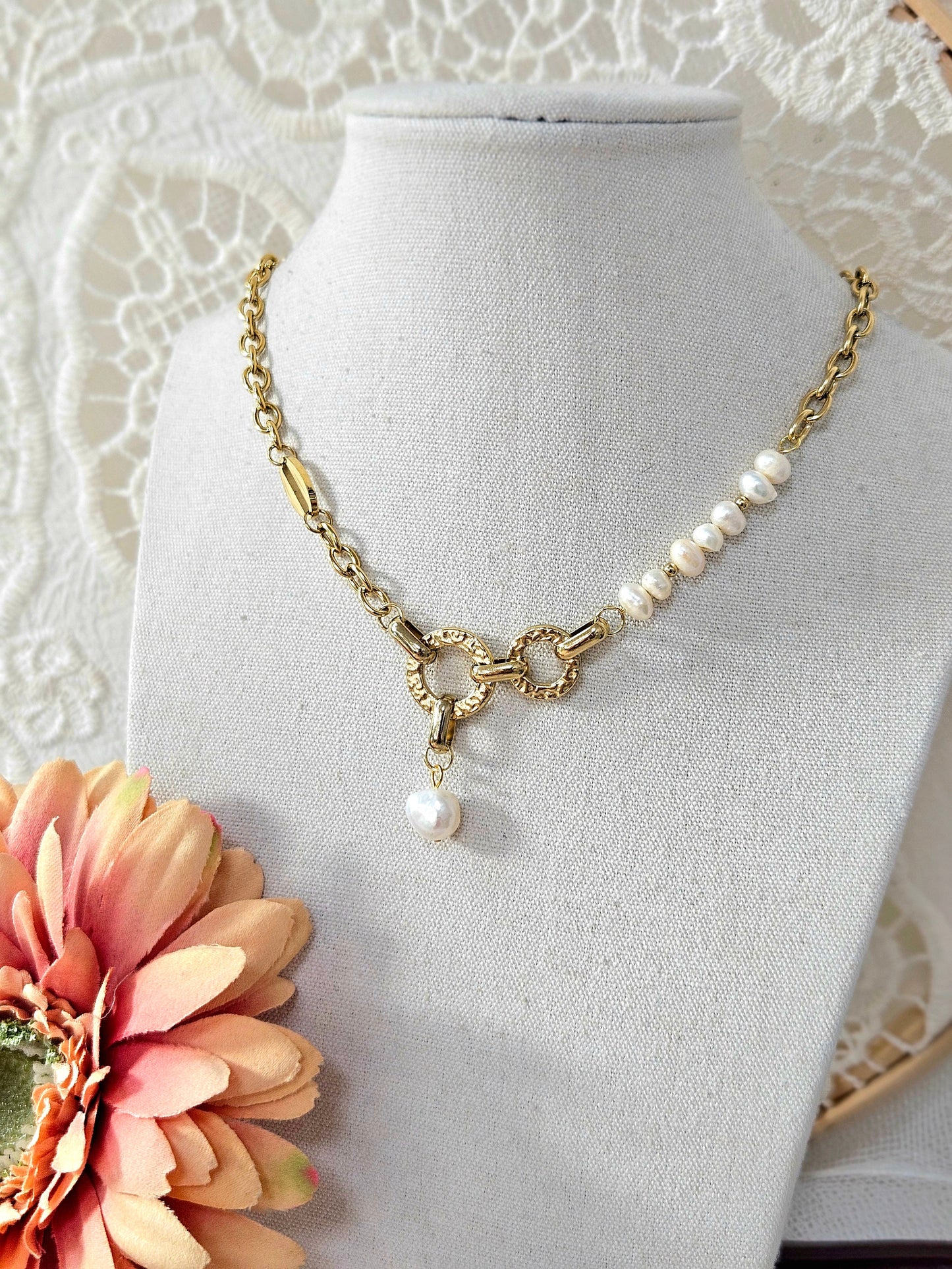 Collar Arena Blanca esUnic