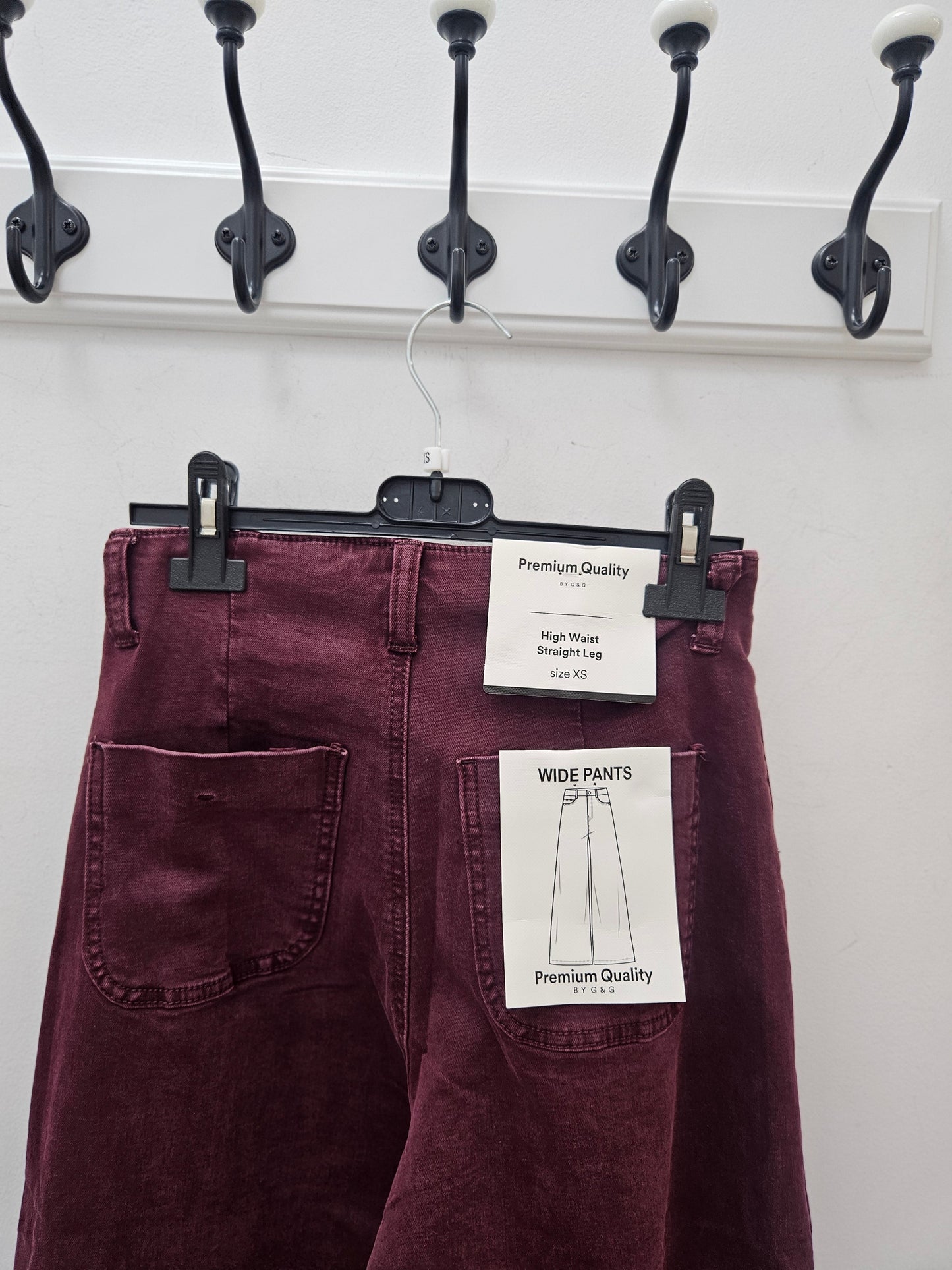 Pantalón Tejano Granate esUnic
