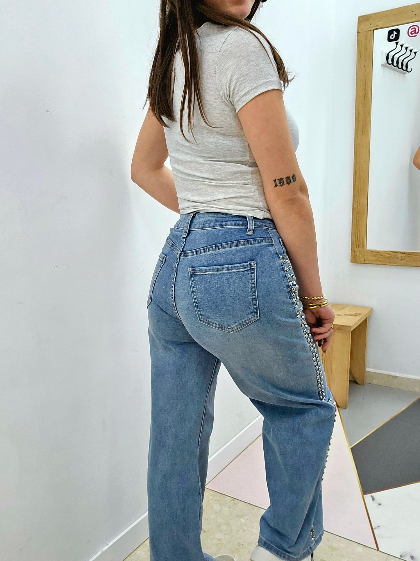 Top Cuello Cuadrados Elisa