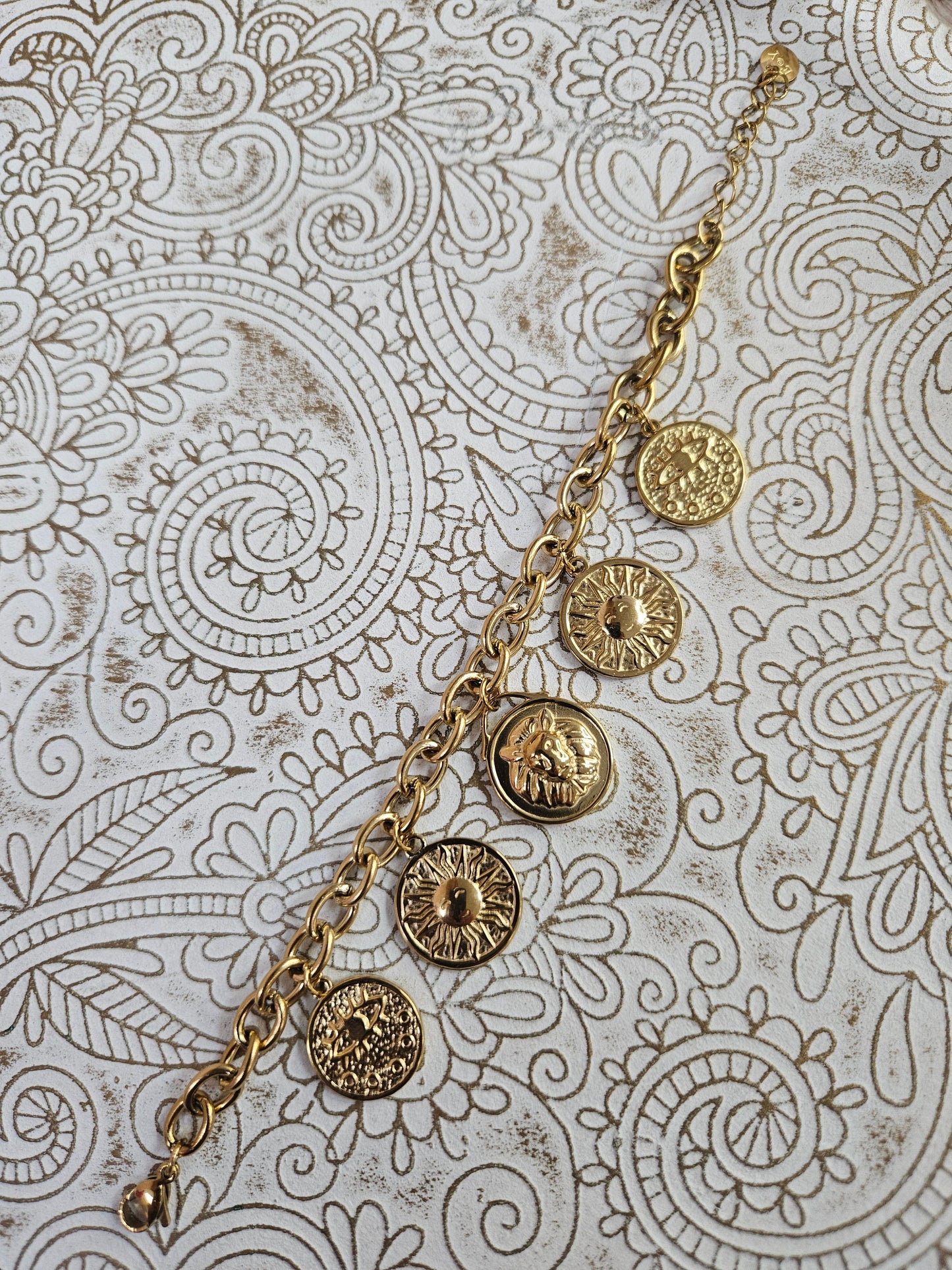 Pulsera medallas Toa
