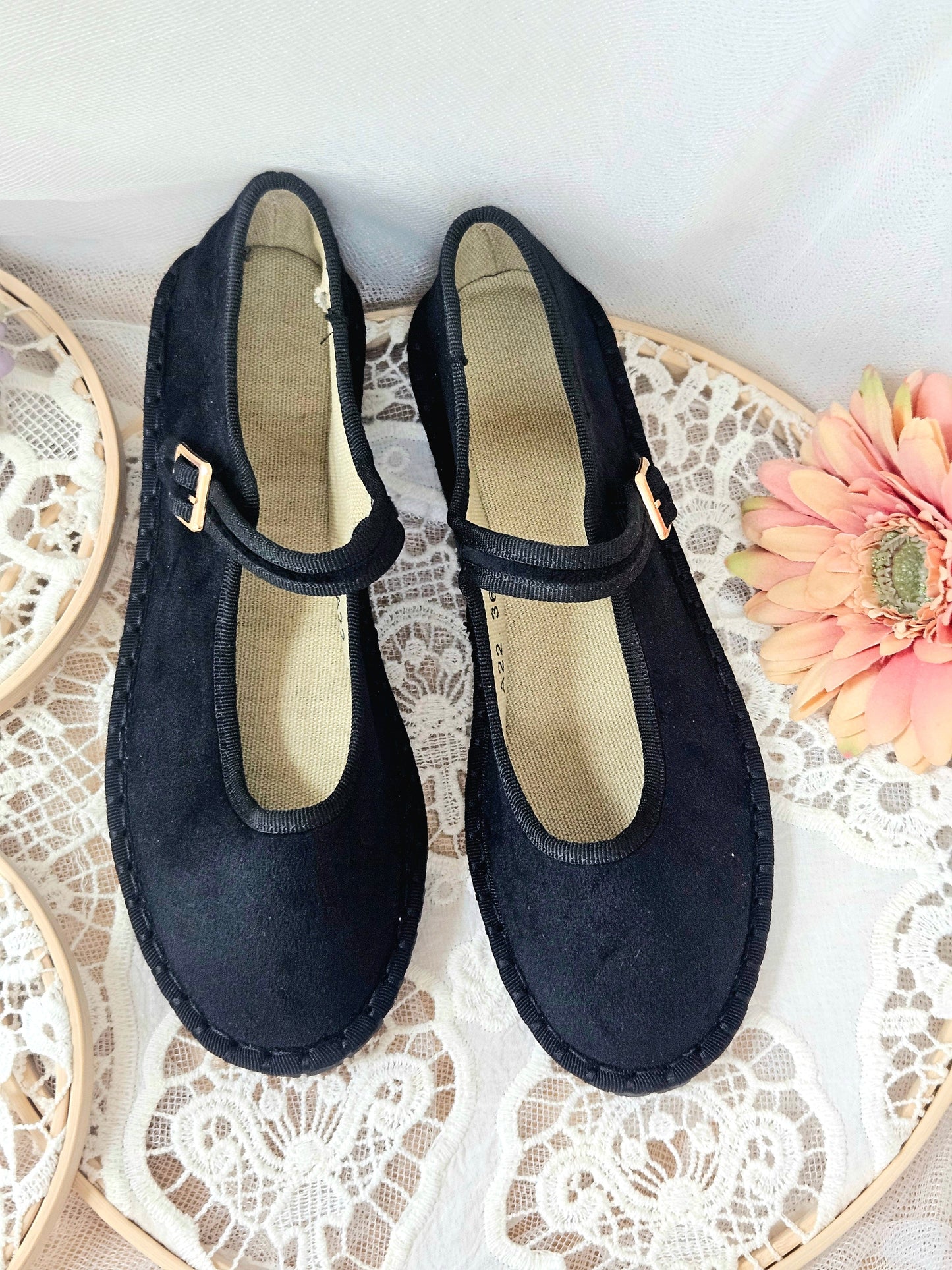 Zapato Bailarina Tela Giramundo