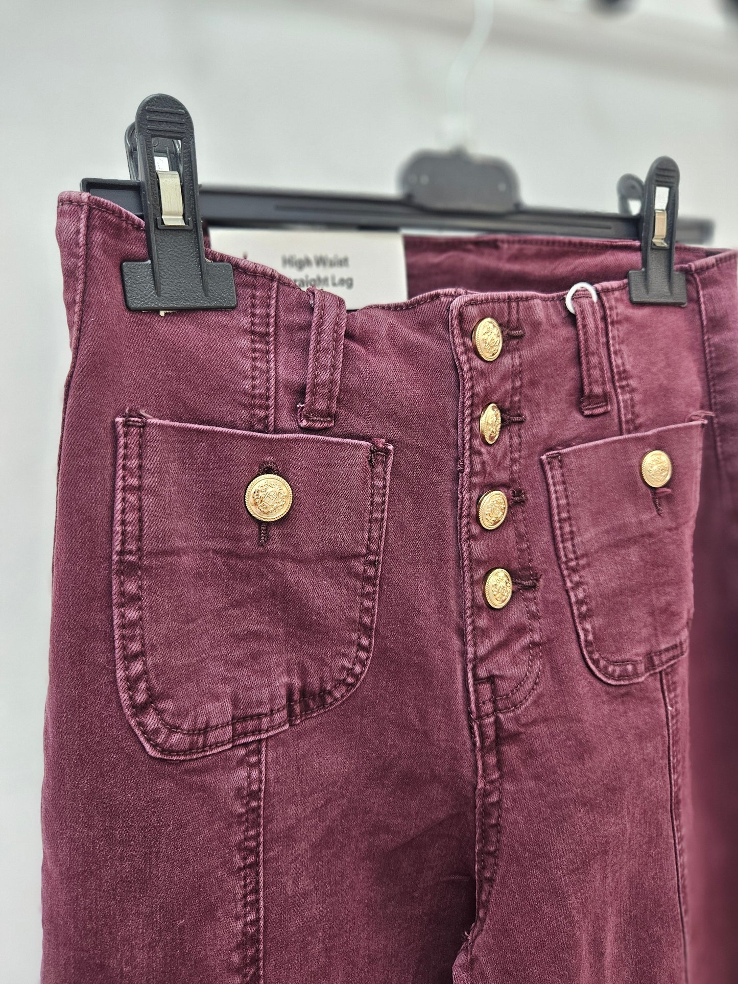 Pantalón Tejano Granate esUnic