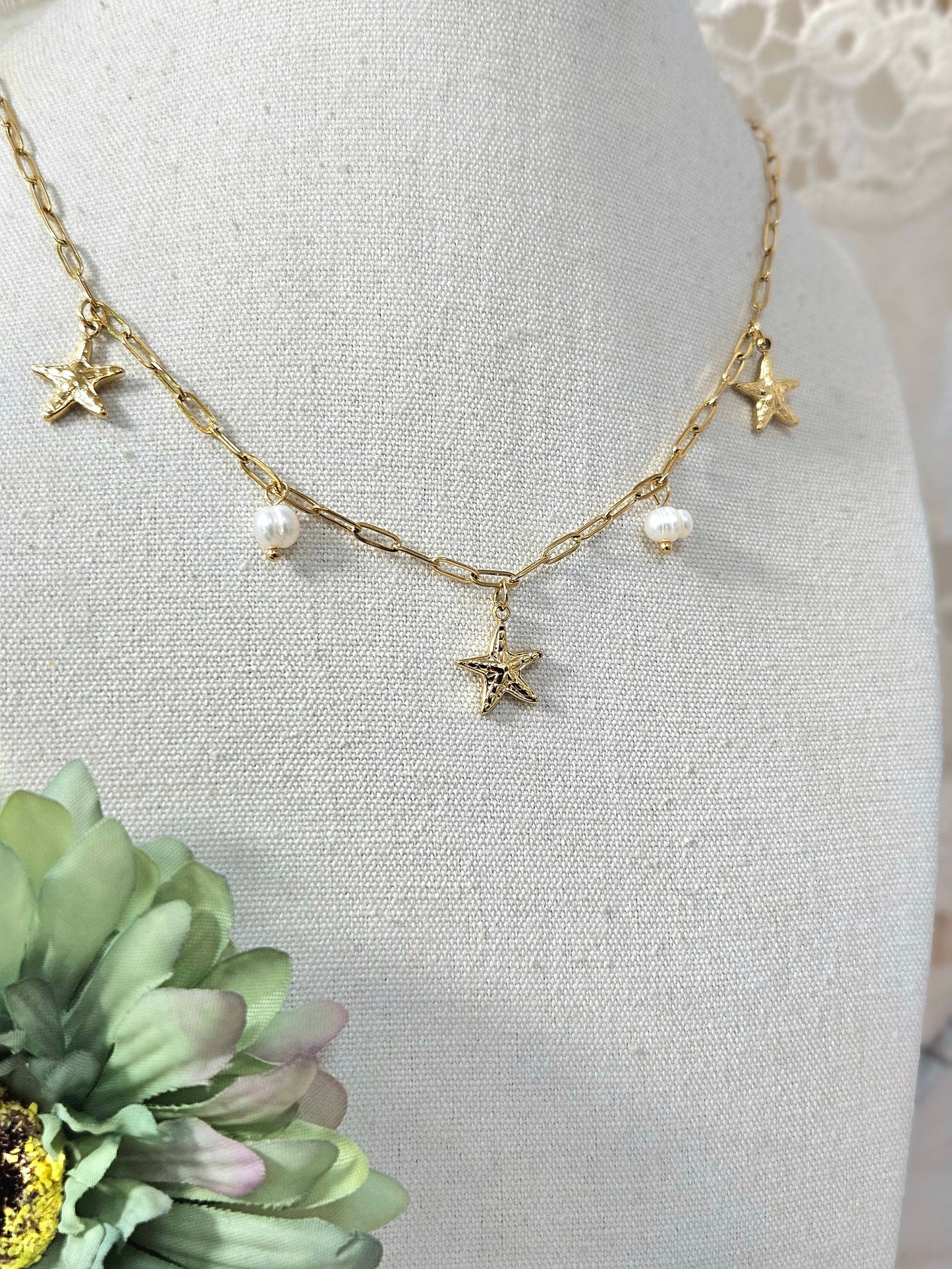 Collar Estrella y Perla day