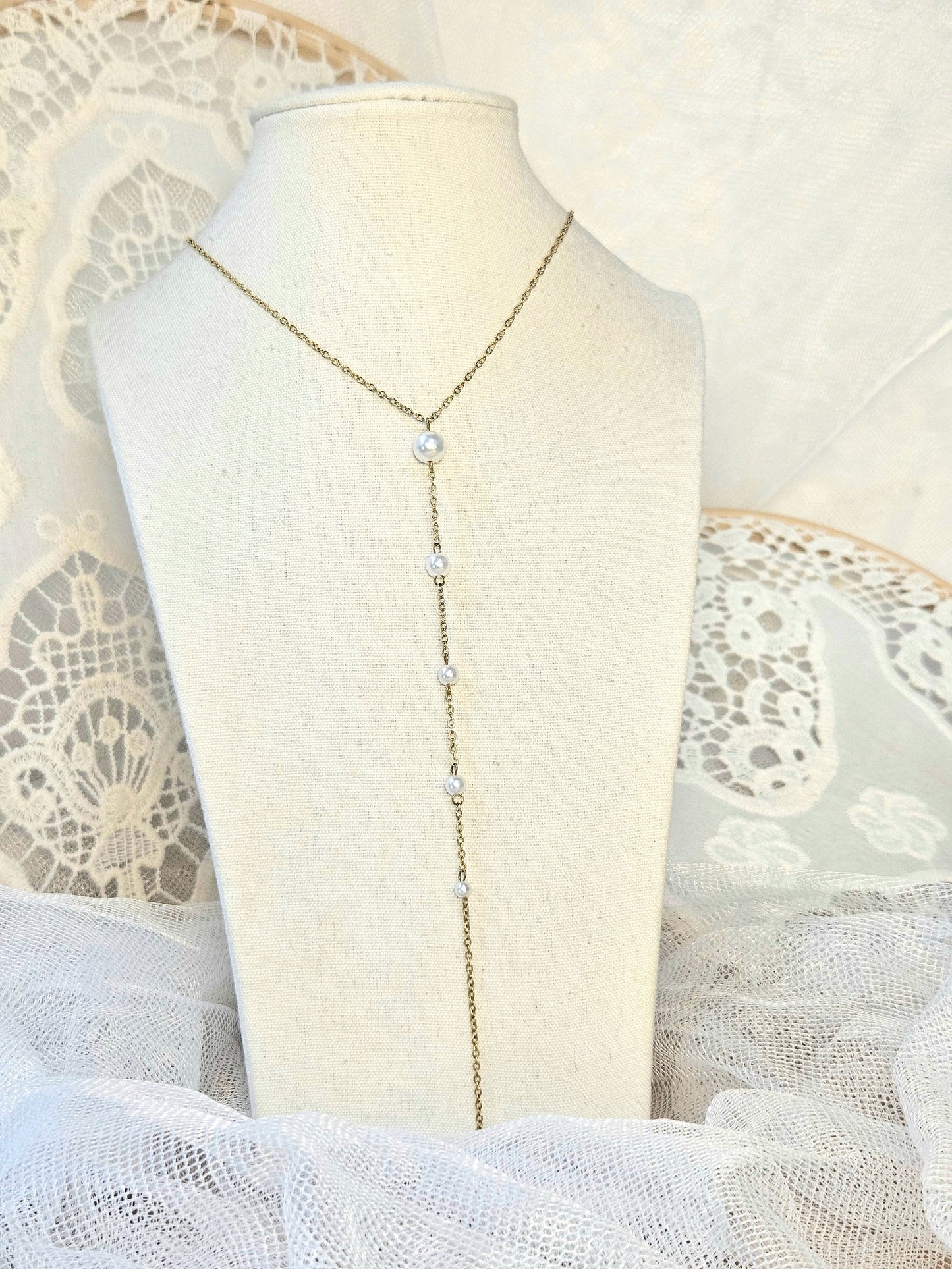 Collar Cinco Perlas Toa