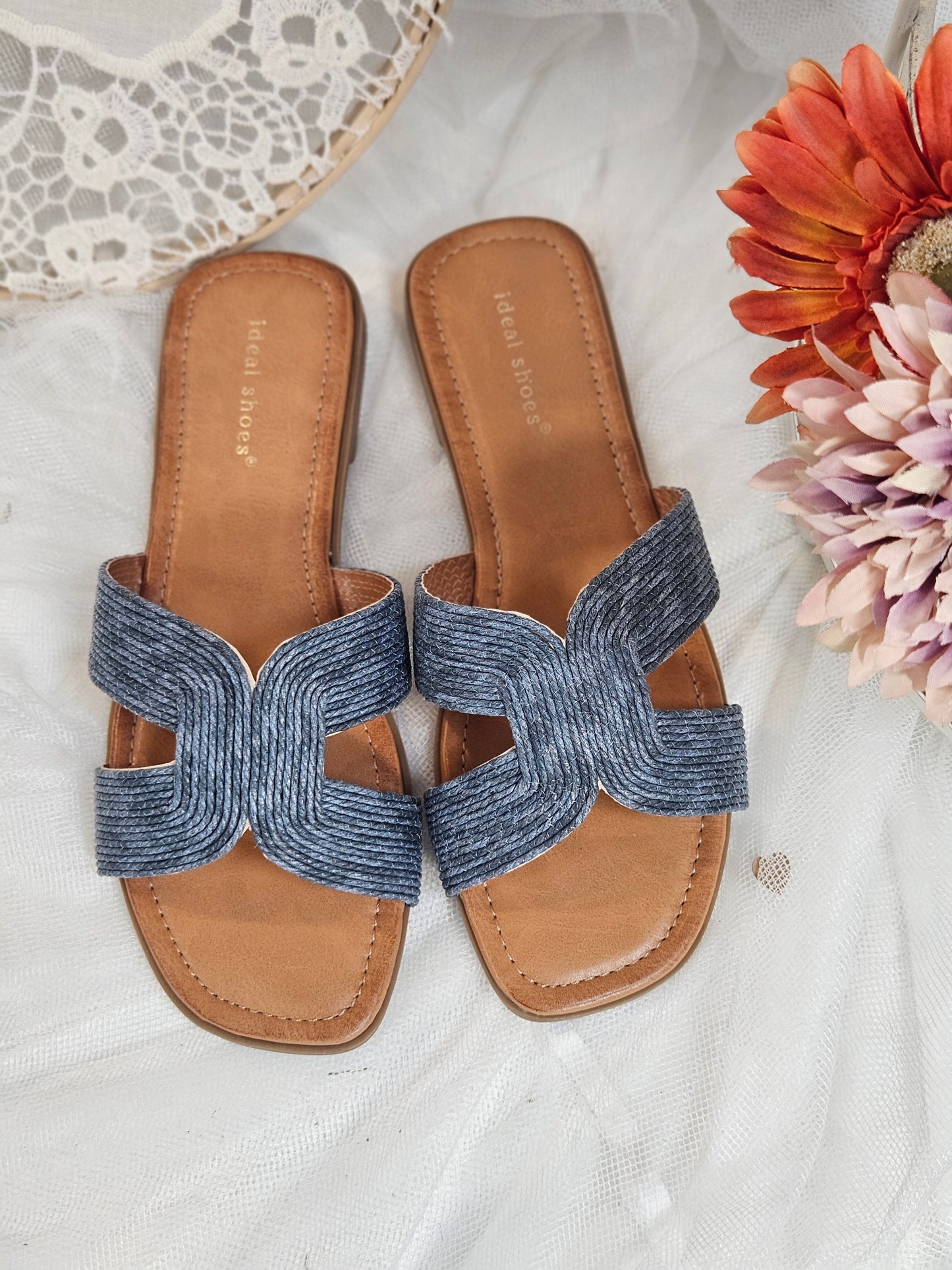Sandalia Palas azul esUnic