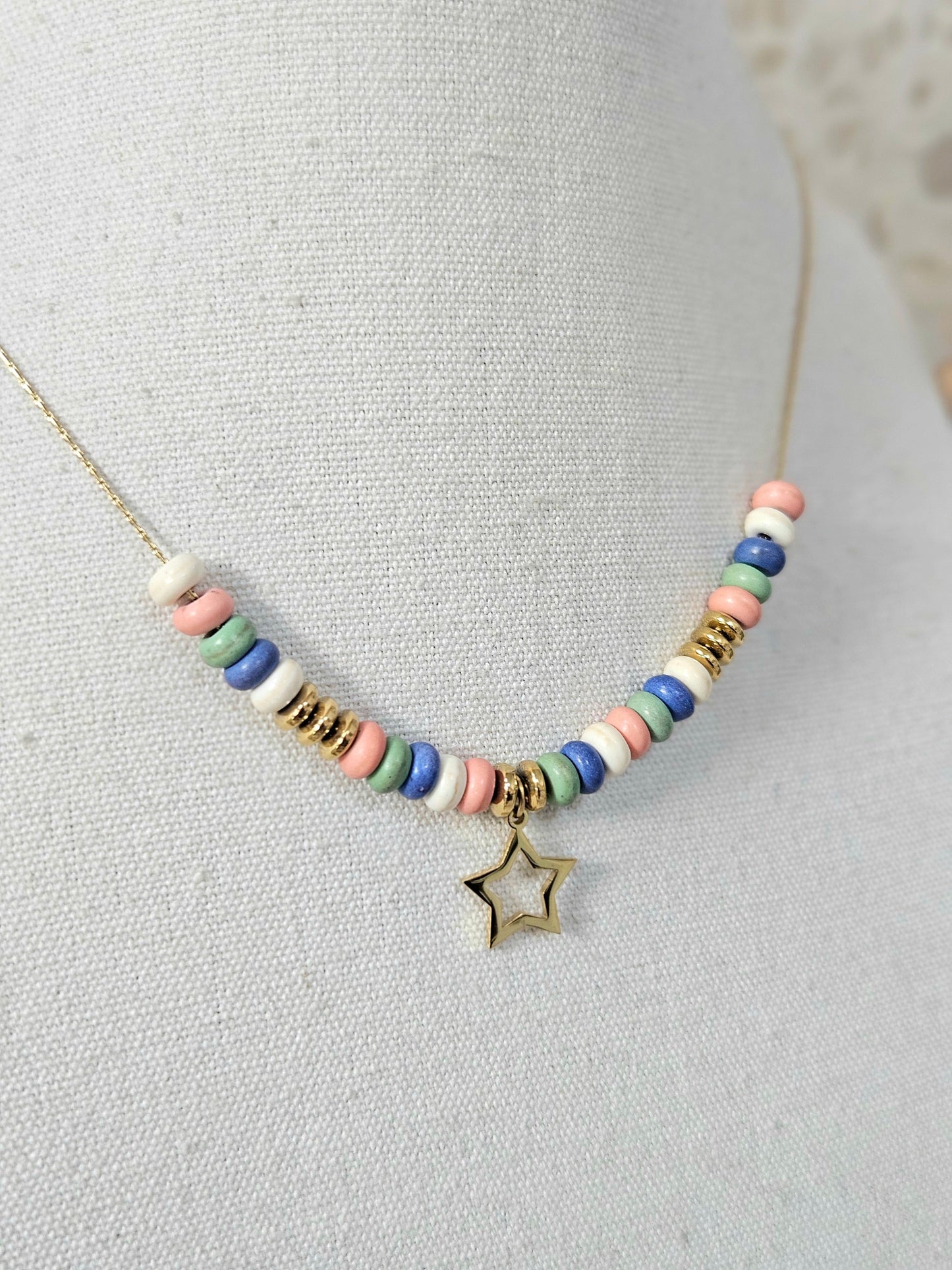 Collar Estrella Colores Bijou
