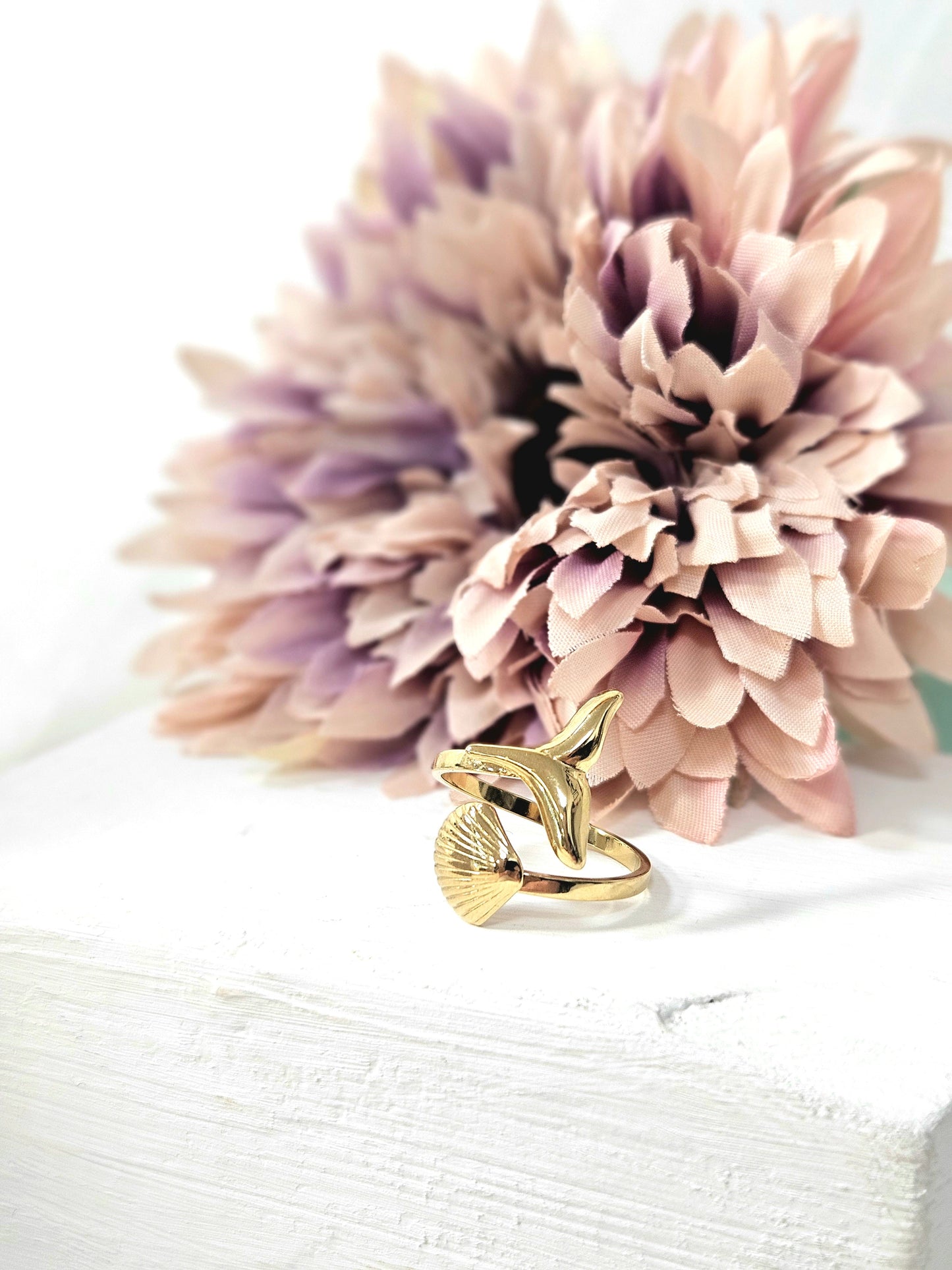 Anillo Concha y Sirena esUnic