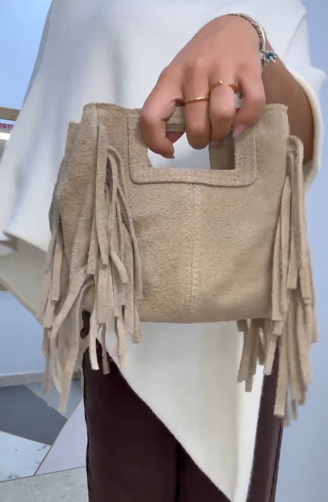Bolso Flecos Mini flor