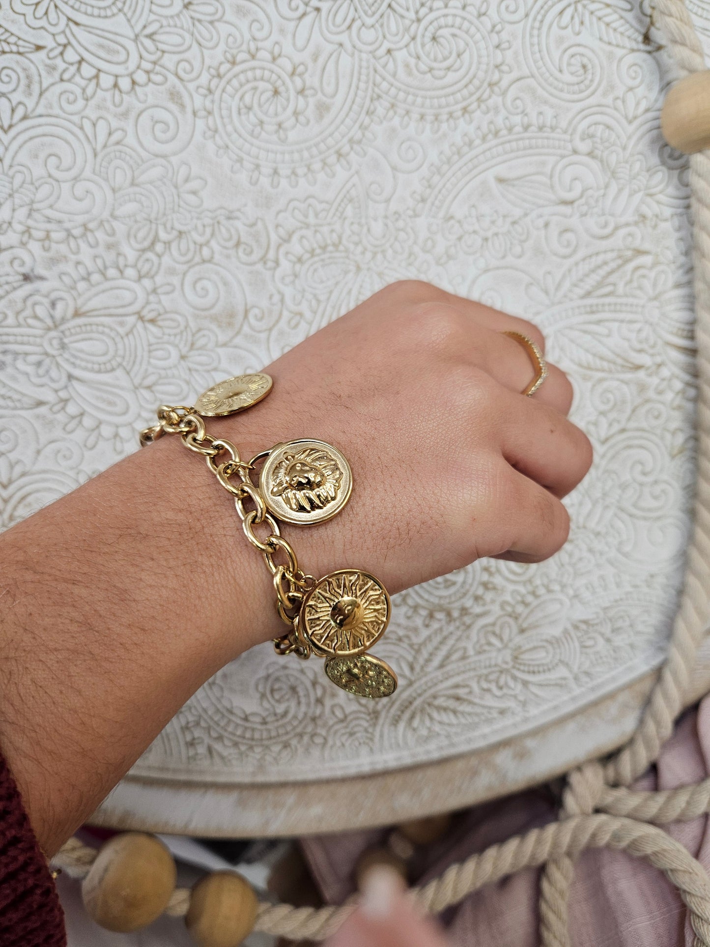 Pulsera medallas Toa