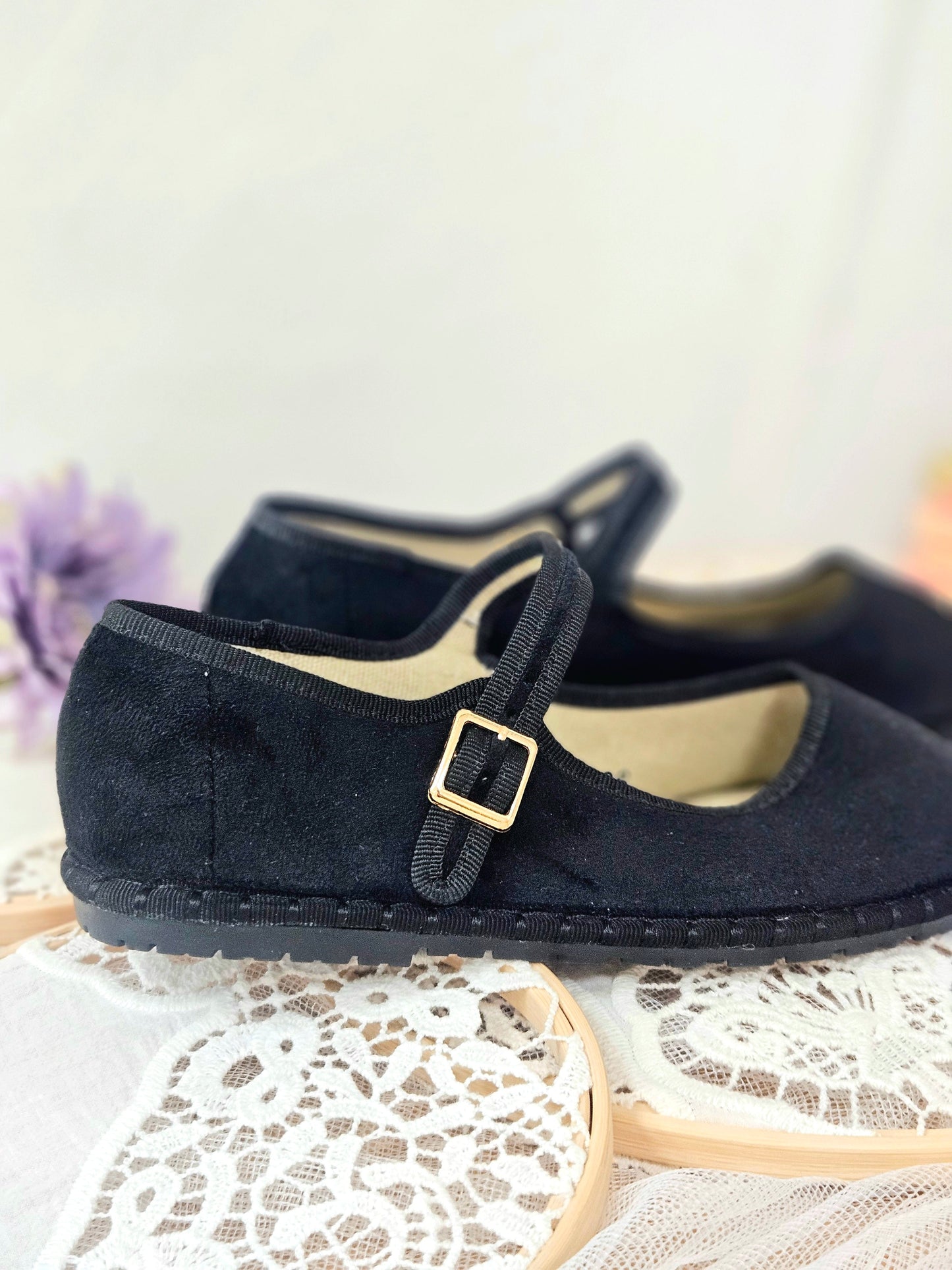 Zapato Bailarina Tela Giramundo