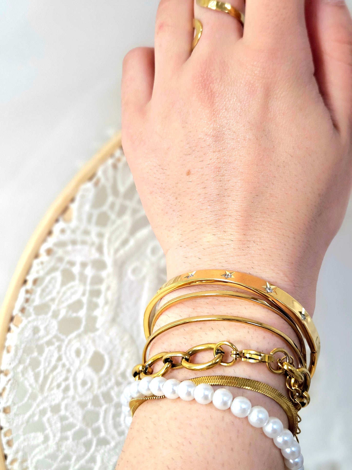 Pulsera Estrella con Brilli