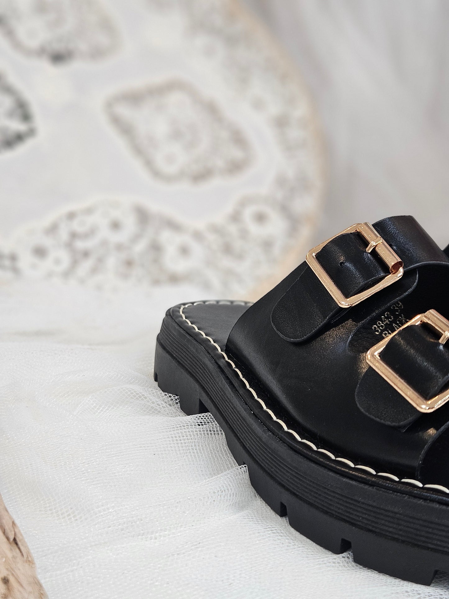 Sandalias Negras esUnic