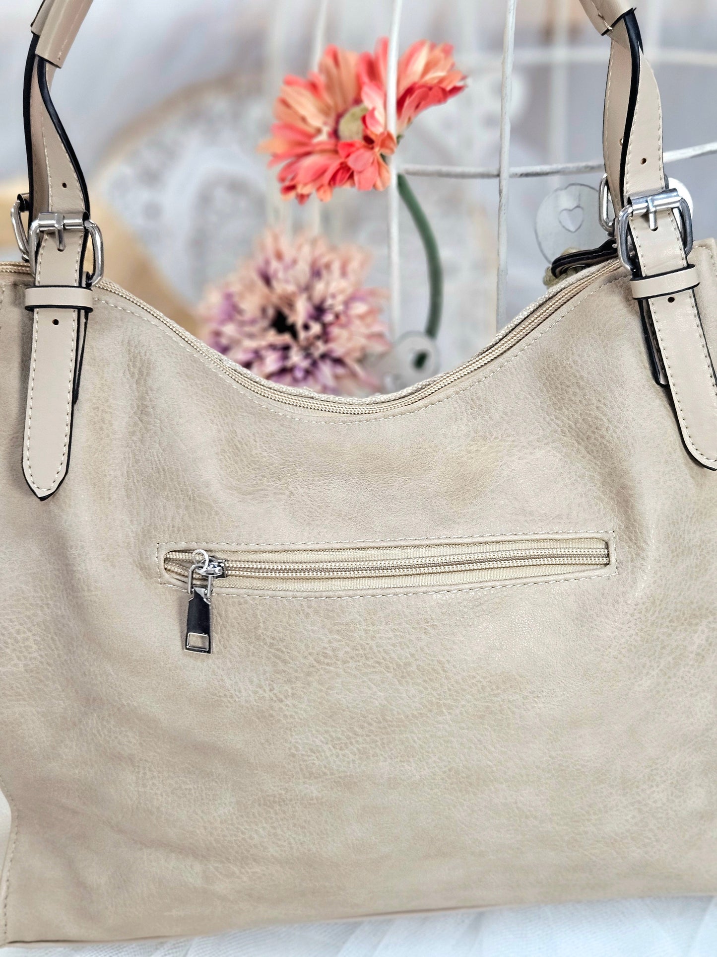 Bolso Lino Combinado Trendy