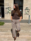 Pantalón Balloon de cuadros esUnic