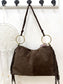 Bolso Hobo Ante con Flecos Celian