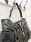 Bolso Hobo Negro con Cinturón Celian