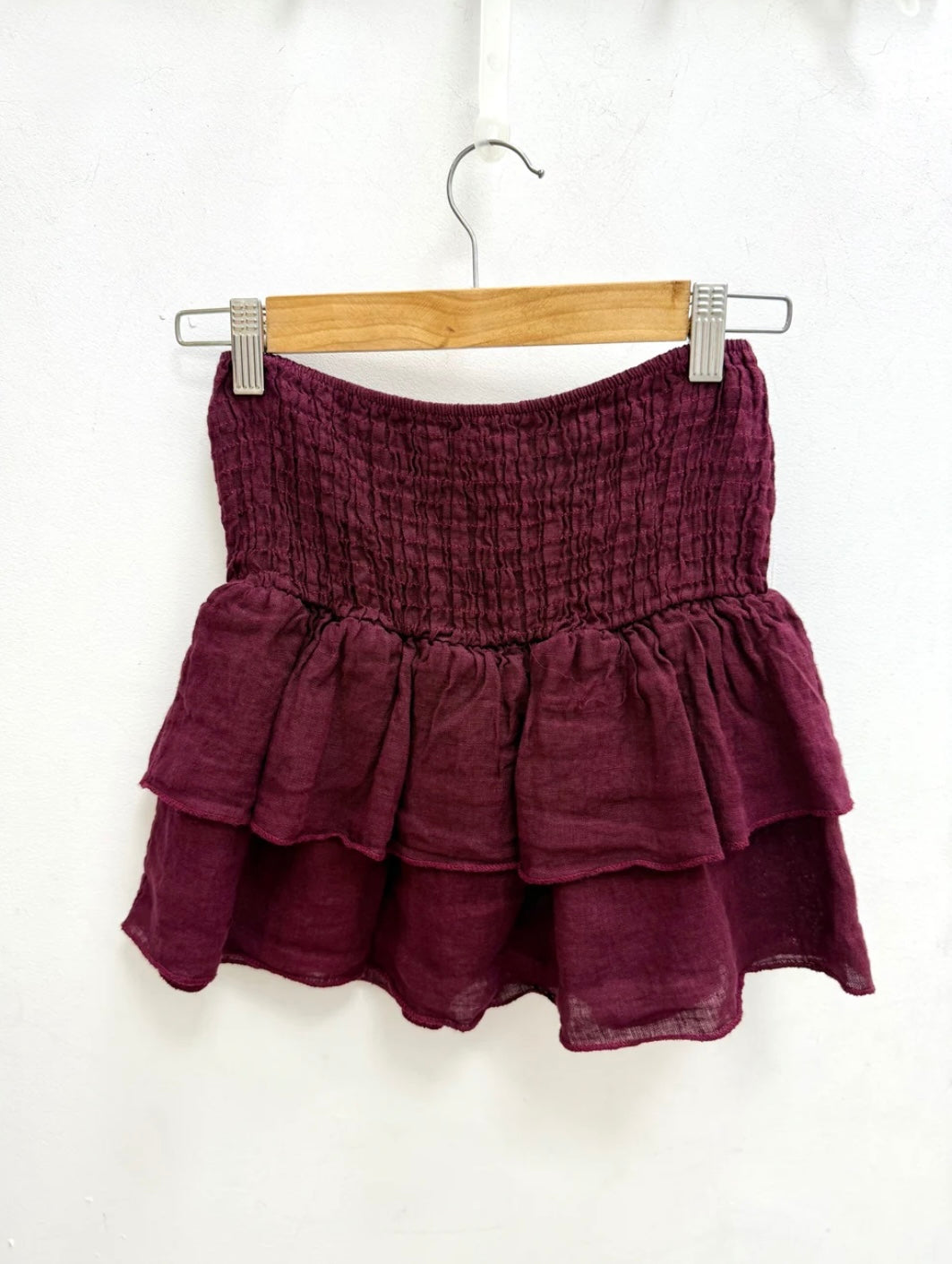 Falda Volantes Lino esUnic