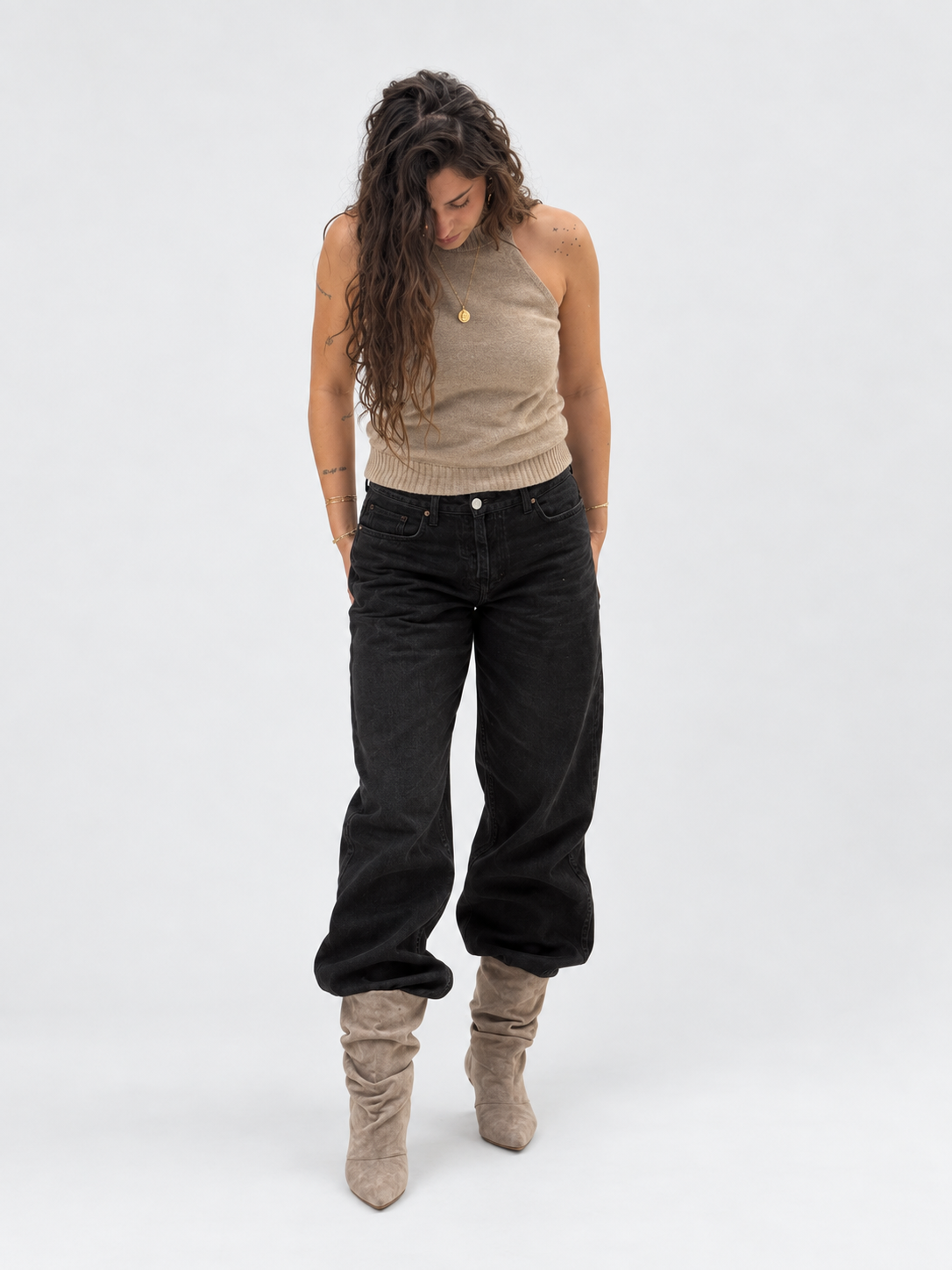 Botas efecto ante arrugadas esUnic