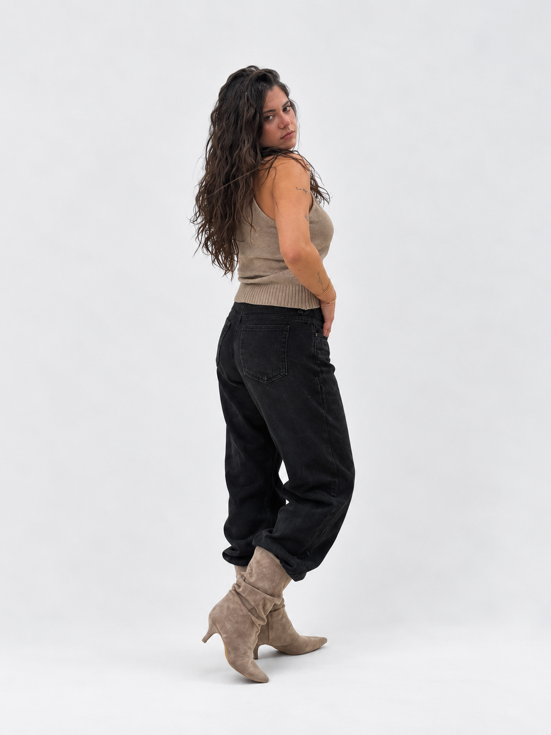 Botas efecto ante arrugadas esUnic