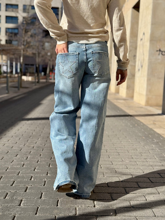 Pantalones Estrella Plata esUnic