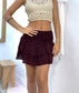 Falda Volantes Lino esUnic