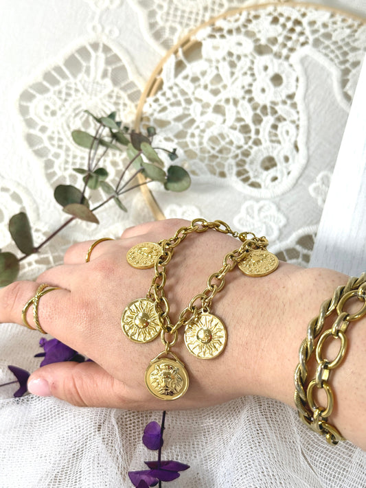 Pulsera Medallas Toa
