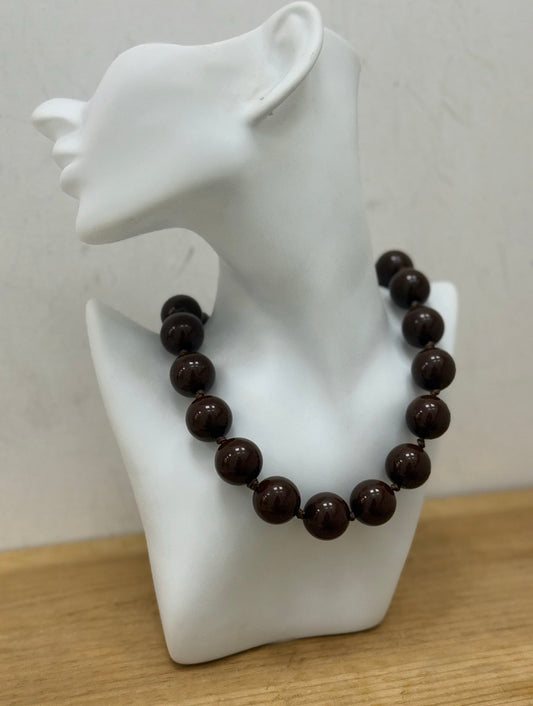 Collar Bolas Marrón esUnic