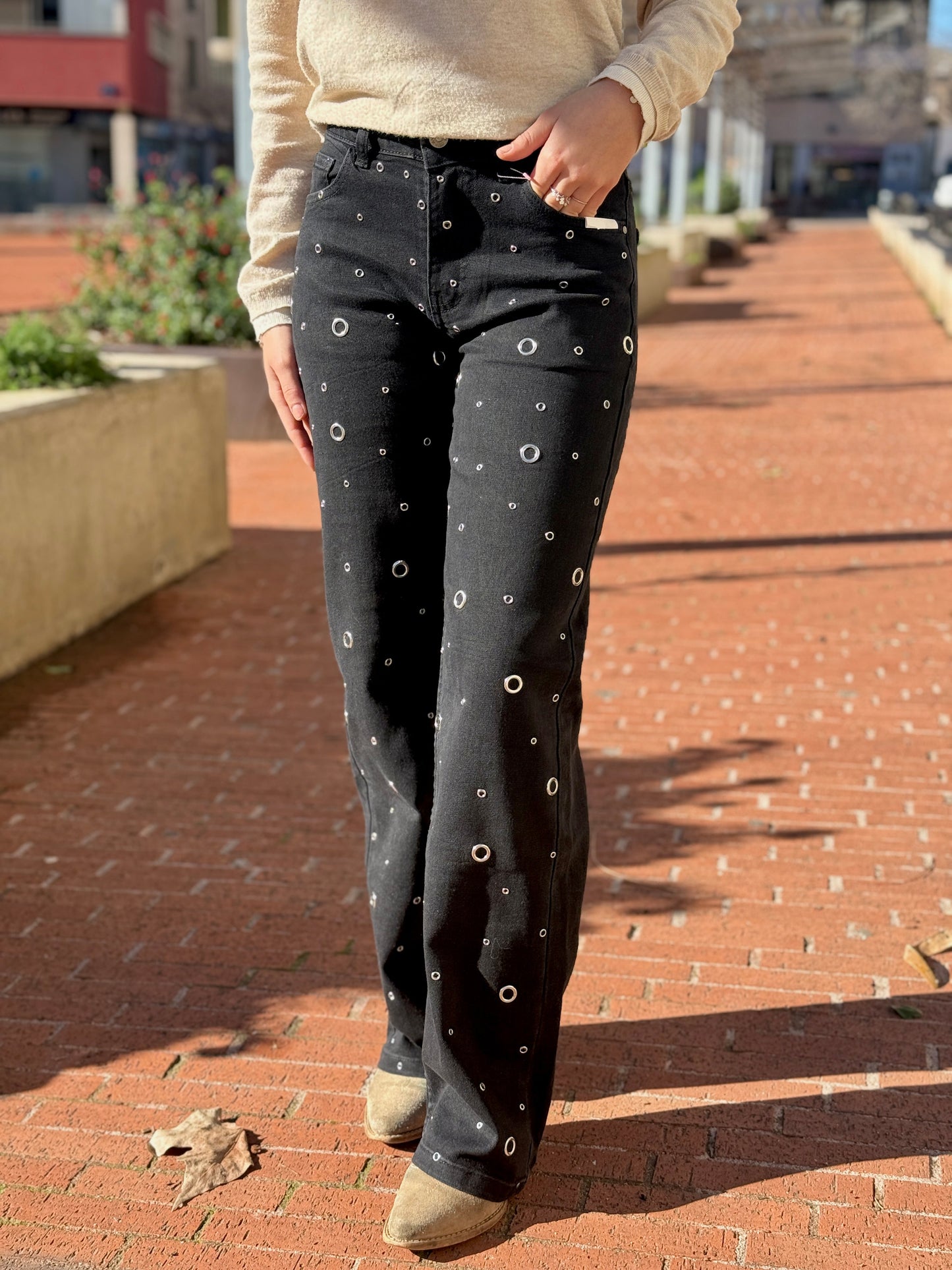 Pantalón Negro Andrade esUnic