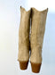 Botas Cowboy Beige Altas esUnic