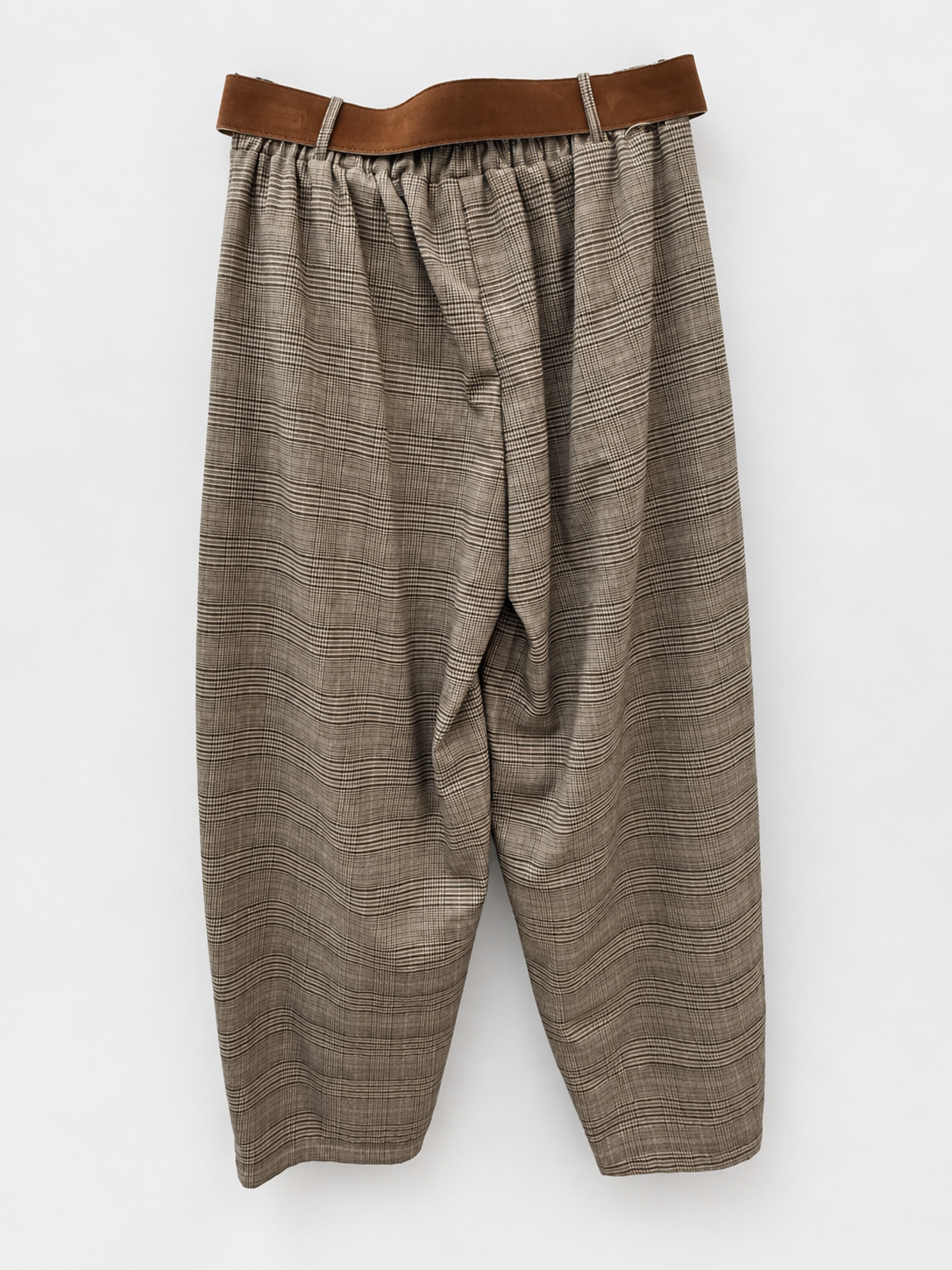 Pantalón Balloon de cuadros esUnic