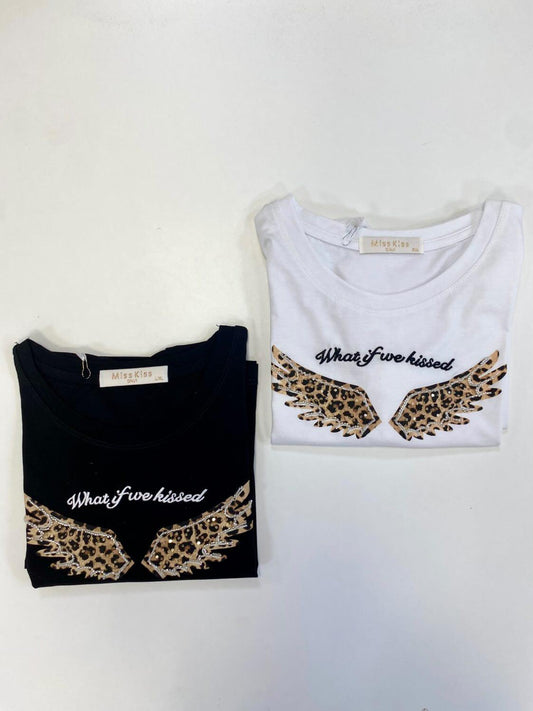 Camiseta Alas Leopardo esUnic