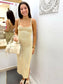 Vestido Dorado Global