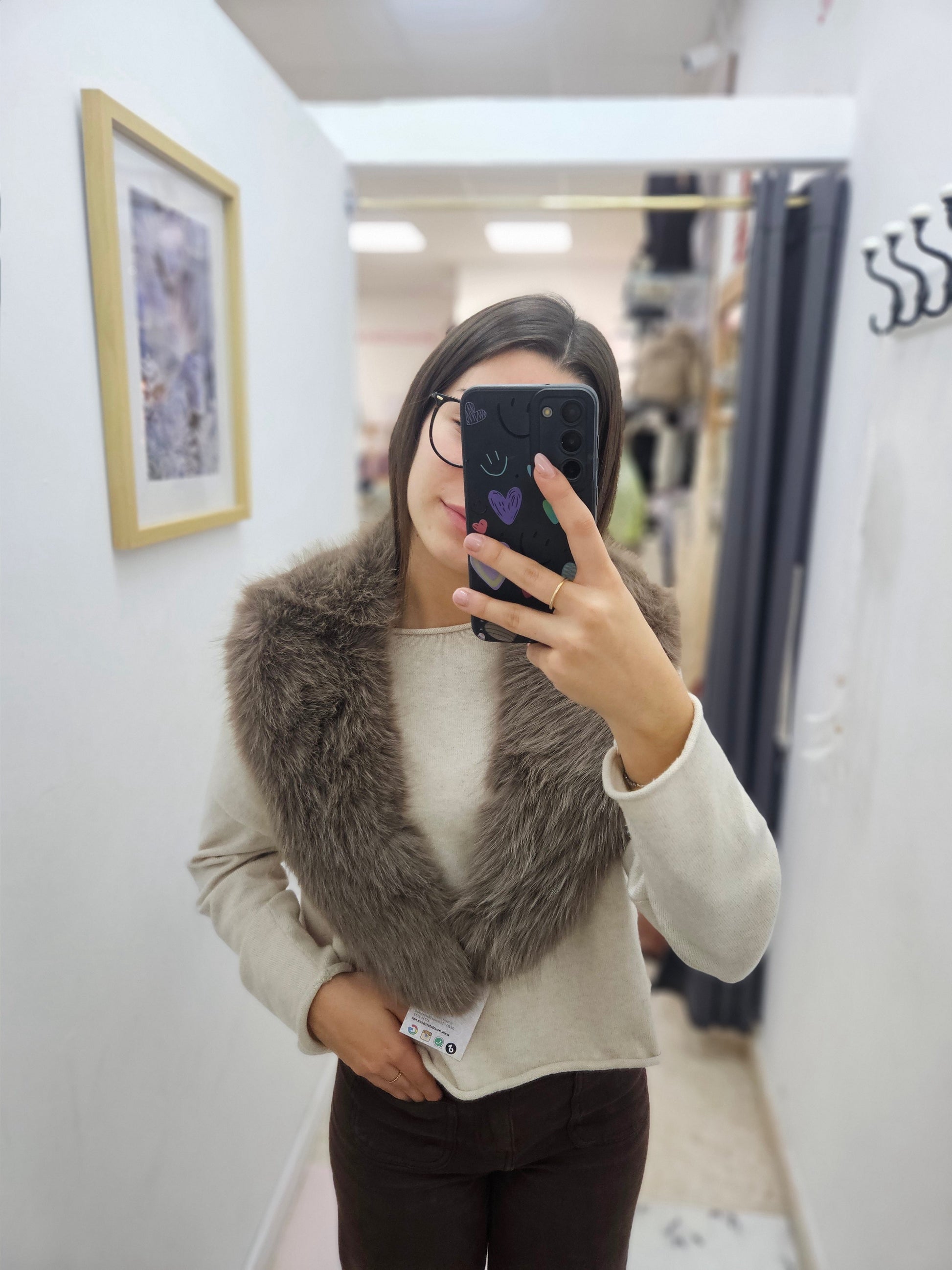 Cuello de pelo Bohem