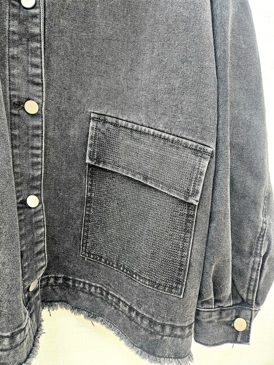 Chaqueta tejana brillo Melody