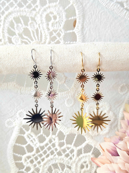 Pendientes Tri Sol esUnic