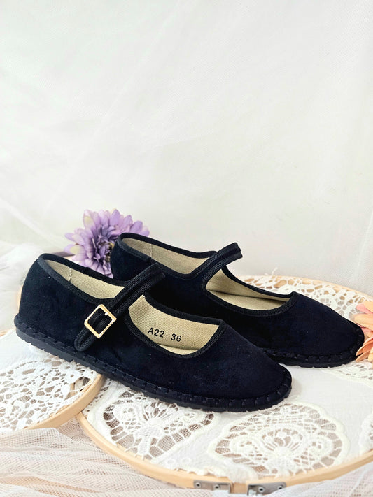 Zapato Bailarina Tela Giramundo