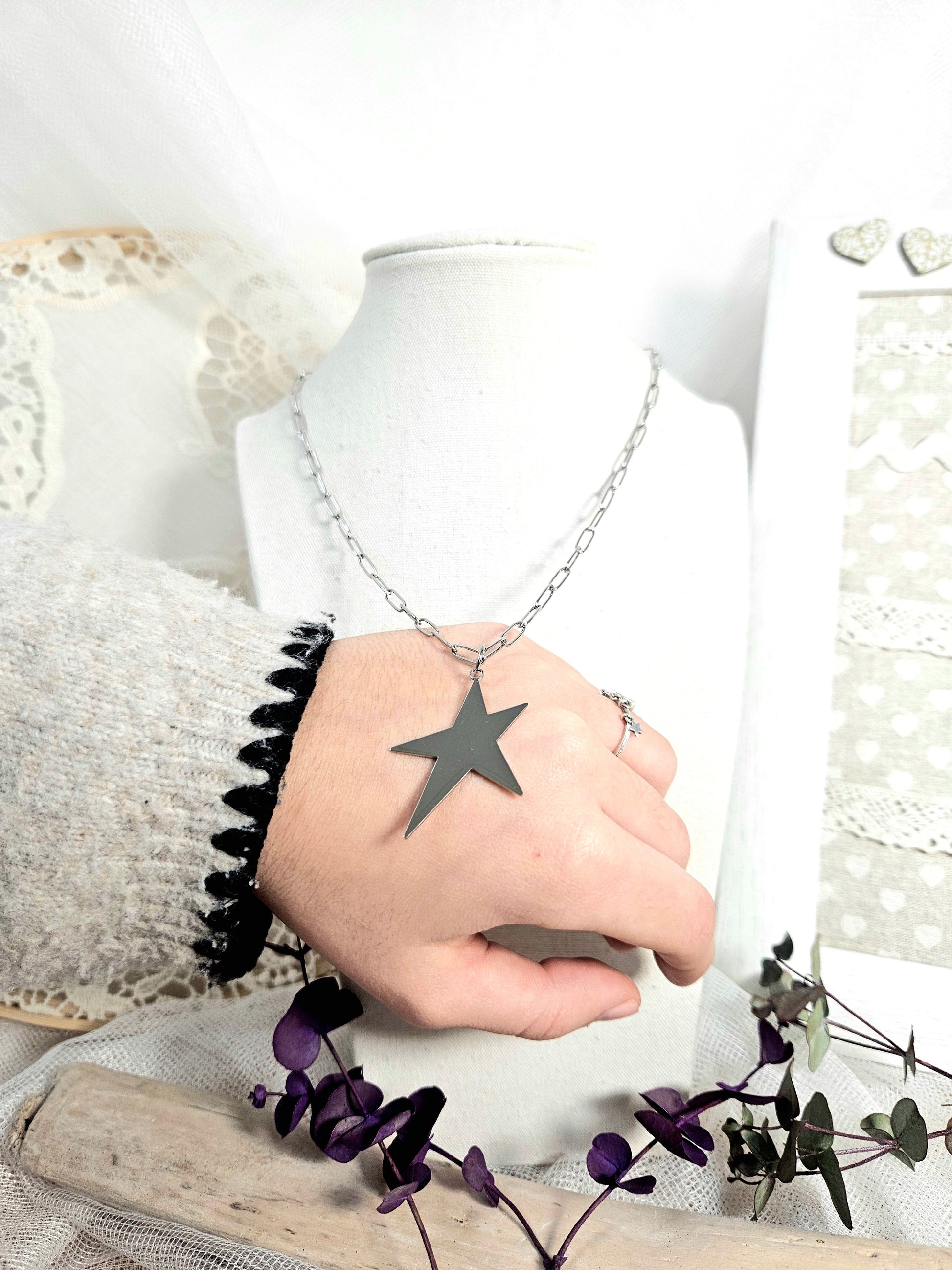 Collar Estrella Eslabon esUnic