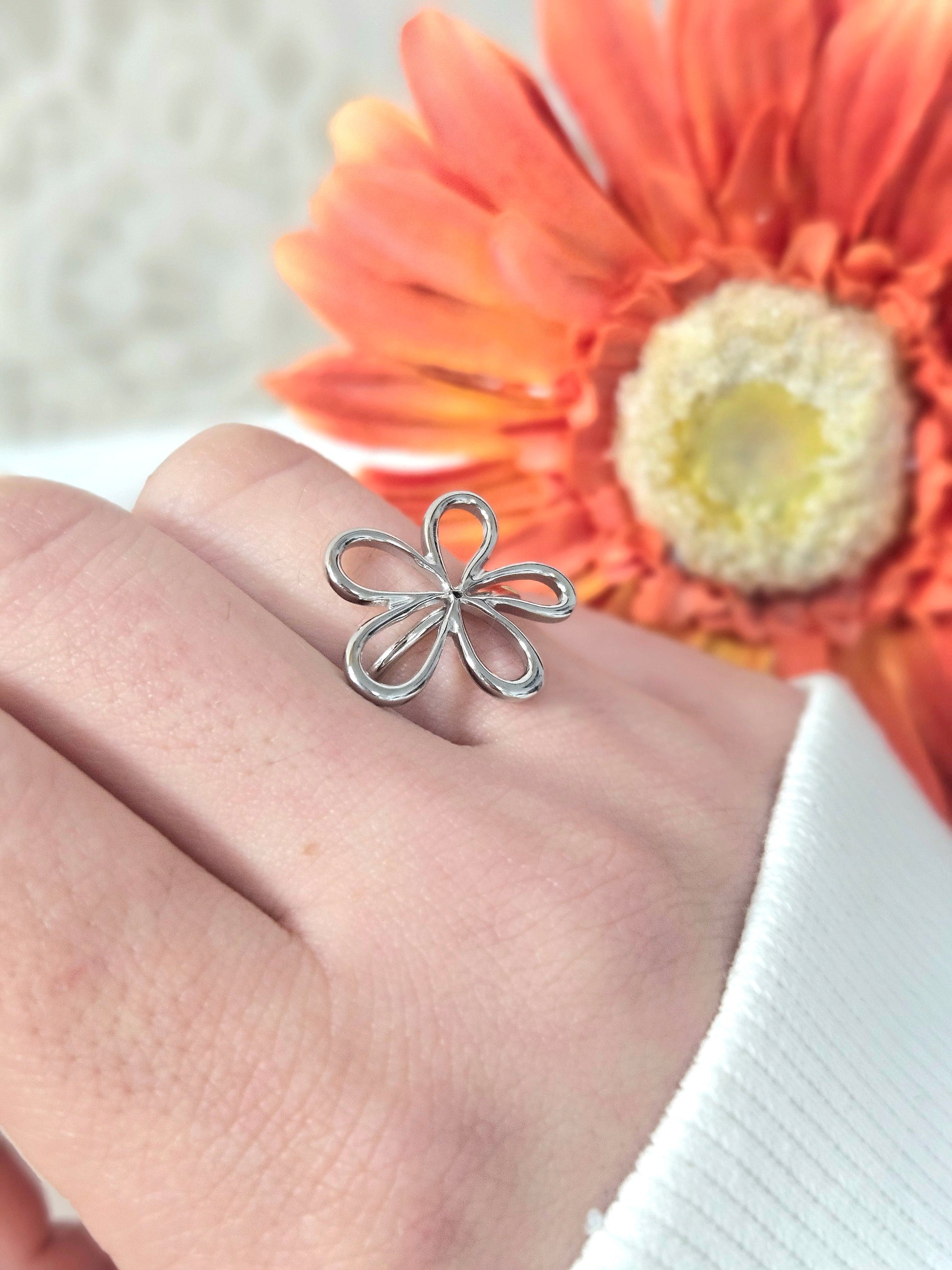 Anillo Flor Bij