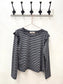 Camiseta de rayas con volantes Yesitex