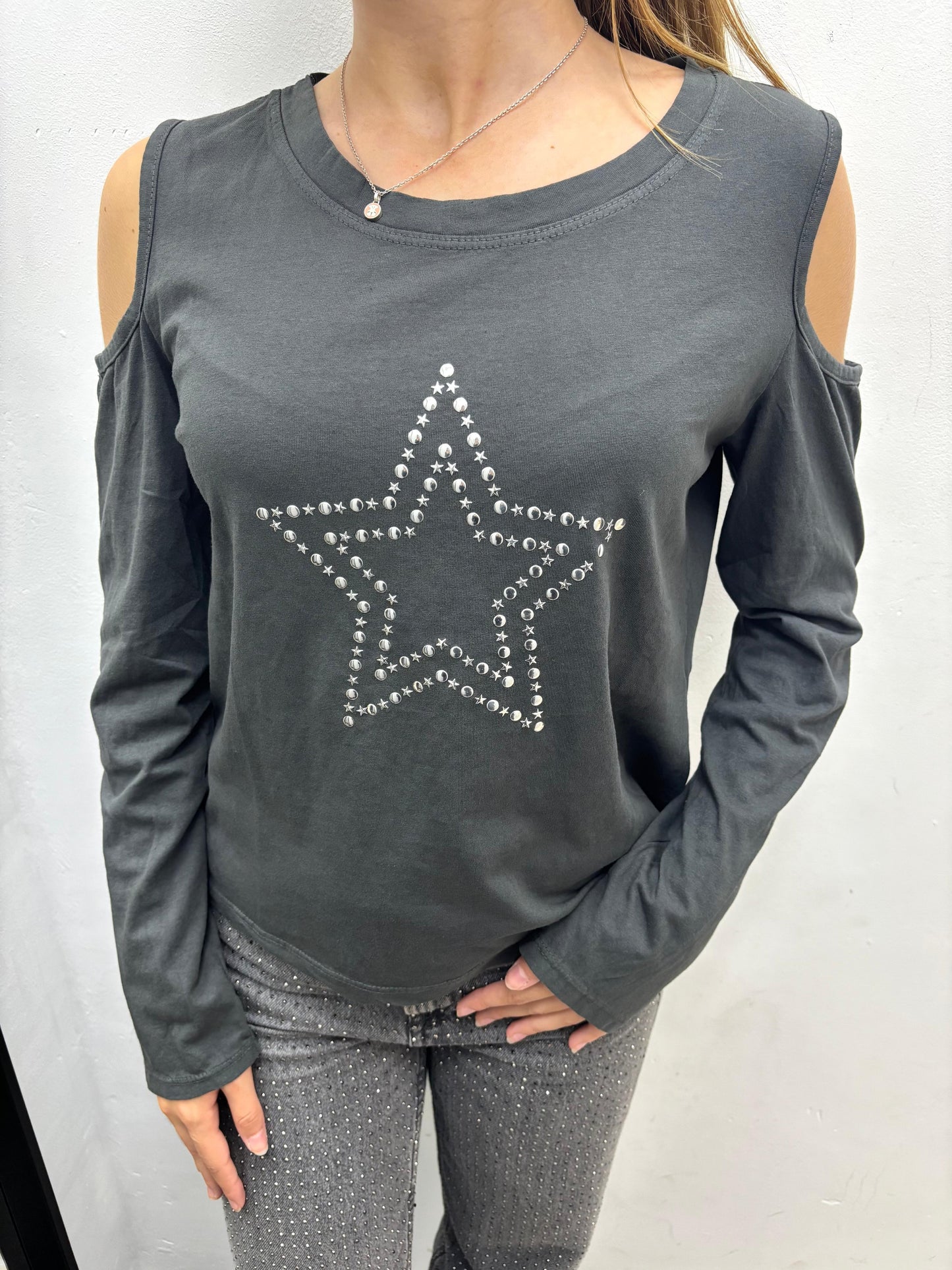 Camiseta Estrella plateada Yesitex