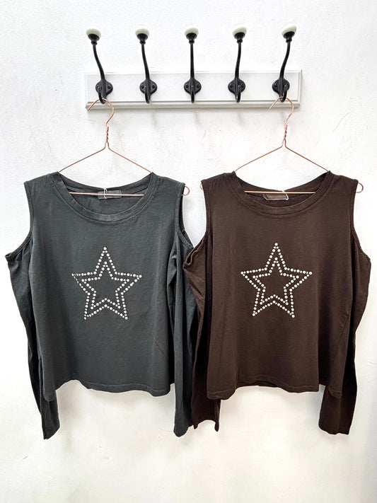 Camiseta Estrella plateada Yesitex